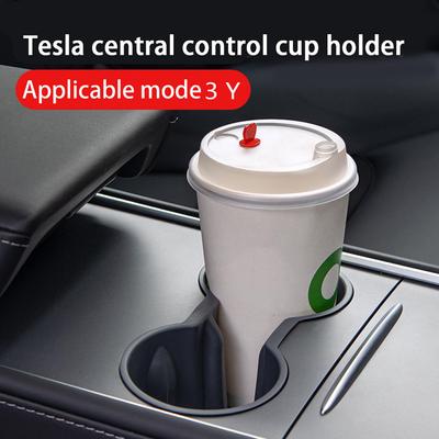 Для - Tesla Model 3 Model Y Подстаканники для воды Antishake Автомобильный держатель для напитков Коробка для хранения Интерьер центральной консоли