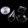10Pcs Transparent Mini Appetizer Plates Ice Cream Cup Plastic Fruit Candy Cake Jelly Yogurt Mousse Dessert Container Pastry Tool