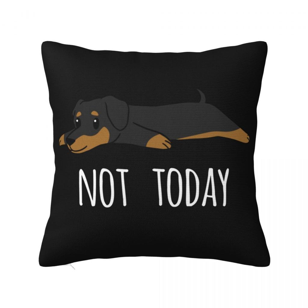 Cute White German Badger Dog Dachshund Pillowcase Cushion Cover Decoration Gift for Animal Dogs Lover Pillow Case Cover Sofa