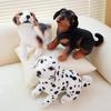 Adorable Plush Dog Toy Featuring Spotty Design Akita And Husky Soft Doll Gift For Kids