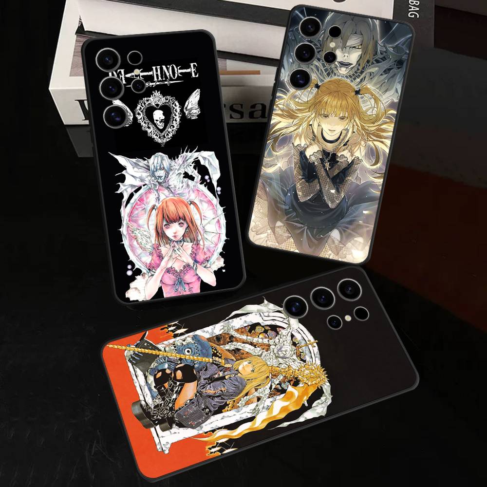 Misa anime D-Death N-Note Case For Samsung Galaxy Case S25 S23 S22 S21 S30 S20 S10 Ultra Plus FE TPU Soft Cover