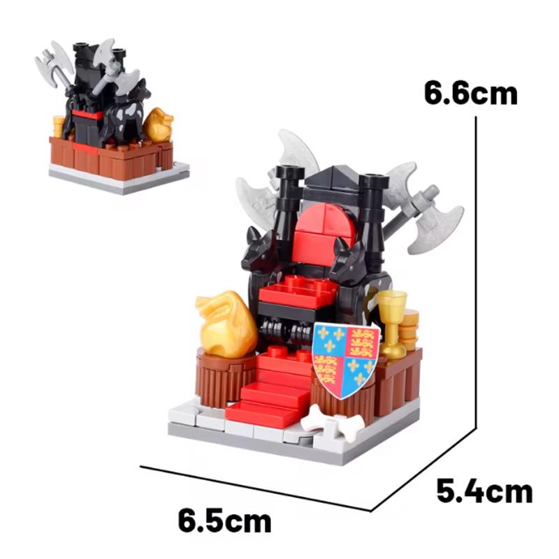 MOC Кубики Игрушки Оружие Средневековый Город Строительные Блоки Фигурки Солдат Сторожевая Башня Дозорная Башня Подвесная Клетка Щит Аксессуар Дети