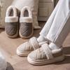 Мужские хлопковые тапочки, зимняя сумка, для дома, теплые и нескользящие для пар, водонепроницаемые туфли на платформе из хлопка для женщин