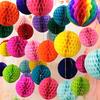 10PCS 4''(10cm) Tissue Paper Lantern Honeycomb Ball for Home Garden Wedding & Kids Birthday Party Decorations