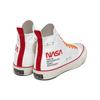 Converse NASA X  Chuck Taylor All Star 100 High Top Canvas Sneakers Unisex Sneakers White Orange Red 31303591