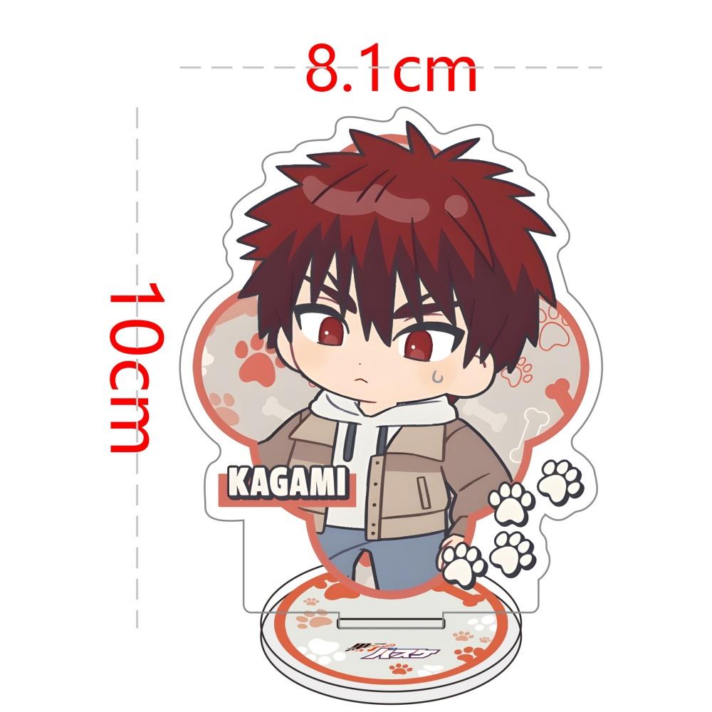 Anime Kuroko's Basketball Tetsuya, Taiga, Shintaro Midorima, Seijuro Atsushi, Kazunari Acrylic Stand Figure Model Plate Keychain