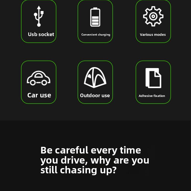 Автомобильный дистанционный пилотный фонарь Автомобильная лазерная пушка Дождь и туман Защита от столкновений сзади Помощь на высокой скорости Сигнальная лампа против усталости Мигающий свет