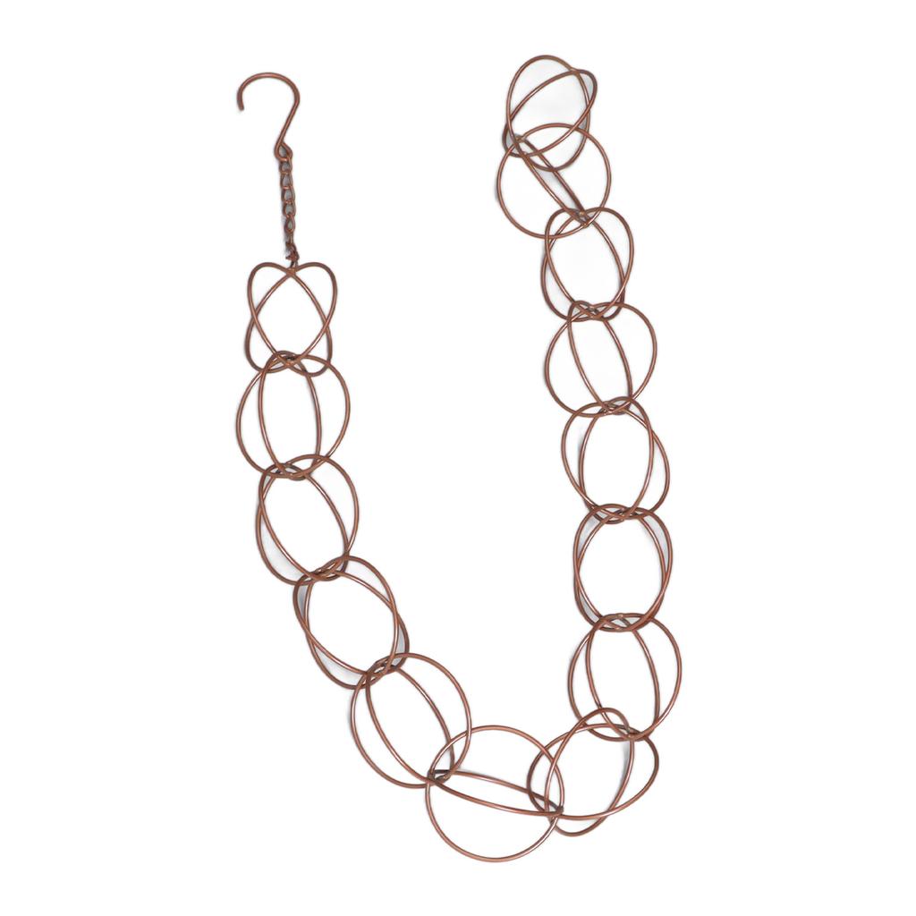 Металлическая дождевая цепочка с функцией дренажа, декоративное кольцо, ветряная музыка с крючком для дома, балкона, патио