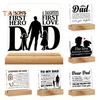 Acrylic Ornament for Dad Father's Day Gift from Son Clear Acrylic Desk Decor Sign for Dad Birthday Present Home Office Decor