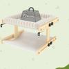 Plush Cushion Cat Window Bed Wooden Frame Hanging Cat Bed Cat Window Perch  Apartment