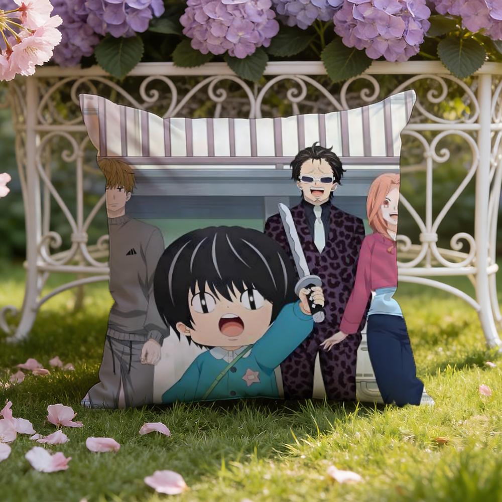 K-Kotaro Lives Alone Cushion Cover Home & Car Dual-Scene Pillow Cover: Reversible for Premium Comfort