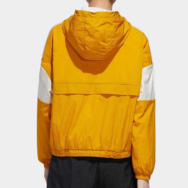 Adidas Casual Sport Half-Zip Anorak Women Jacket Gold GM1470