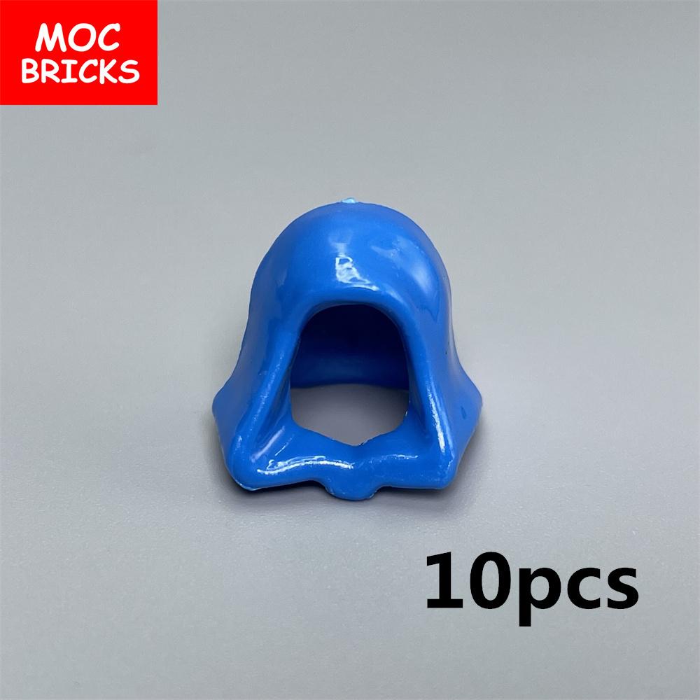 MOC Блоки Головной убор Капюшон Шлем Опущенный 4 см Тело Фигурки Аксессуар для ношения 30381 15428 Строительные кубики Игрушки Детские подарки