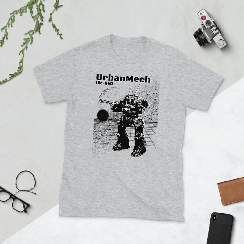 Mechwarrior MWO 0421 Видеоигра про боевых роботов Подарок футболка для фаната RPG Battletech Графическая одежда