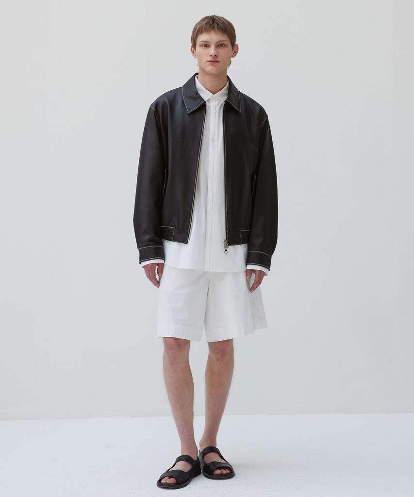 Verdemar Unisex European Lambskin Blouson_Black