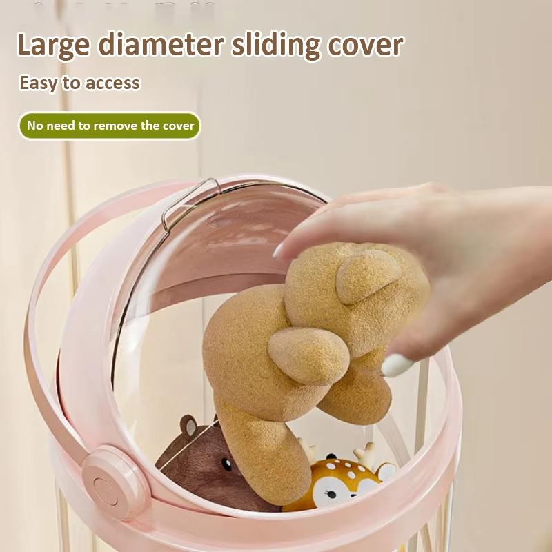 Ящик для хранения кукол с легкими игрушками, органайзер для хранения плюшевых игрушек, прозрачный пластиковый ящик для хранения плюшевых игрушек, органайзер для подарков