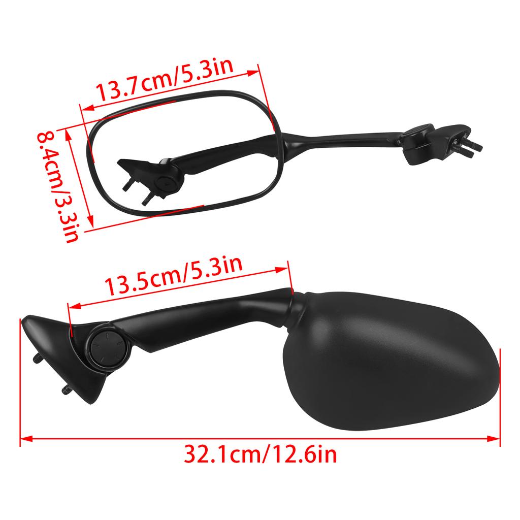 Для YAMAHA YZFR1 YZF R1 YZF-R1 2009-2014 Аксессуары для мотоциклов Комплект винтов для зеркала заднего вида Боковые зеркала заднего вида