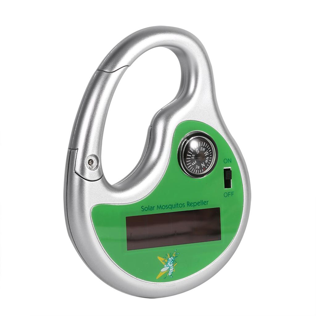 Портативный отпугиватель комаров, насекомых, экспеллер, крючок, солнечный ультразвуковой с компасом на открытом воздухе