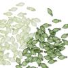 Transparent Green Transparent Leaf Shape Beads Charms Leaf Shape Beads  Necklace Accessories