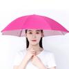 Portable Rain Hat Outdoor Folding Umbrella Fishing Sun Shade Anti-Uv Camping Fishing Headwear Cap Beach Head Hats Accessory