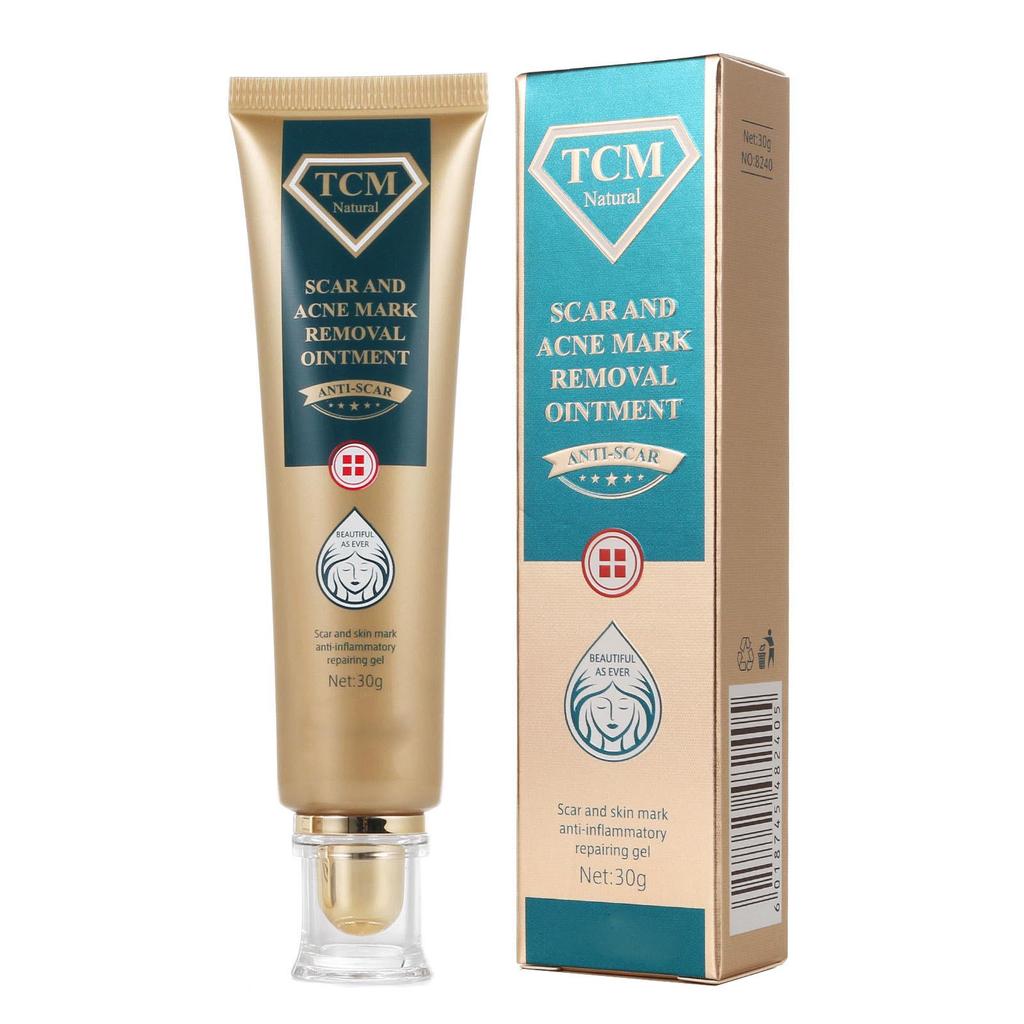 Крем от шрамов TCM, крем от угревой сыпи, шрамы от ожогов, порезы, беременность, растяжки, пятна от угревой сыпи, угри, отбеливающий крем от растяжек 30 мл)