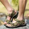 38-48 summer mens Large Size Genuine Leather Men Sandals Summer Men Beach Sandals Outdoor Sandals For Men
