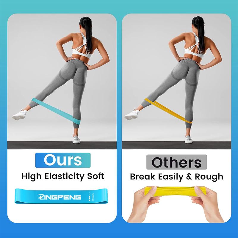 Эластичная лента для тренировки бедер, Инструмент для подъема бедер, Круг для подъема бедер, Тренажер для персиковых ягодиц, Красивая лента сопротивления для йоги для бедер