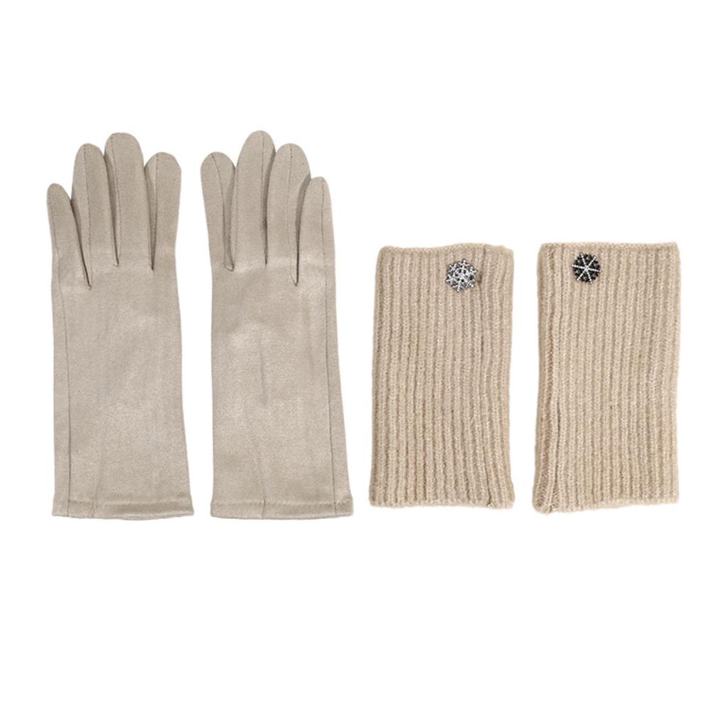 3 способа носить съемные вязаные перчатки Женские Зимние Сохраняющие тепло Сенсорные Модные Элегантные Мягкие Утепленные Защищающие от холода Перчатки