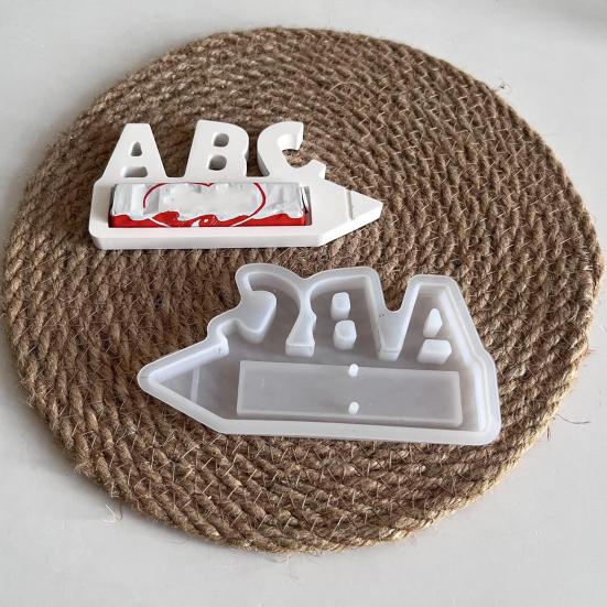 Yousheng Пасхальные силиконовые формы Формы для букв ABC Пасхальная форма для денежного подарка Форма для литья из гипса Алфавитная форма для кубиков льда