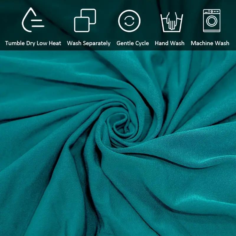 4шт/6шт Четыре сезона однотонные эластичные чехлы на стулья для дома, отеля и ресторана