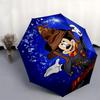 Sorcerer Mickey, Magical Moment Themed Automatic Opening and Closing Umbrella, Brightly Colored 8-rib Portable Umbrella, Suitable for Men an
