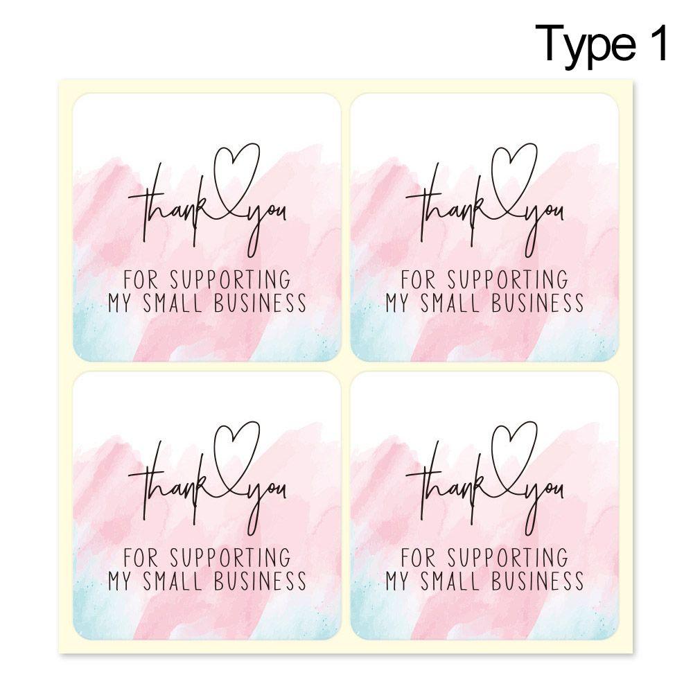 Package Decoration Sealing Labels For Supporting My Small Business Gorgeous Thank You Stickers