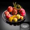3pcs Crystal Fruit Snack Serving Tray Large Capacity Sweets Nut Serving Container Basket Exquisite Household Tea Snack Plate