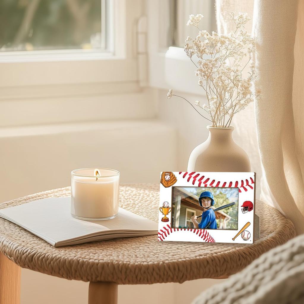 Baseball Picture Frame, The Boys Picture Frame, Baseball Coach Gifts Team Gifts For Friends Teen, Table Decor Wooden Photo Frame, 4x6 Photo-02