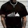Motorbike Evolution Biker Gift Superbike T-shirt Moto Male Brand Tee Men Summer T Shirts Casual High Quelity O-neck Tops