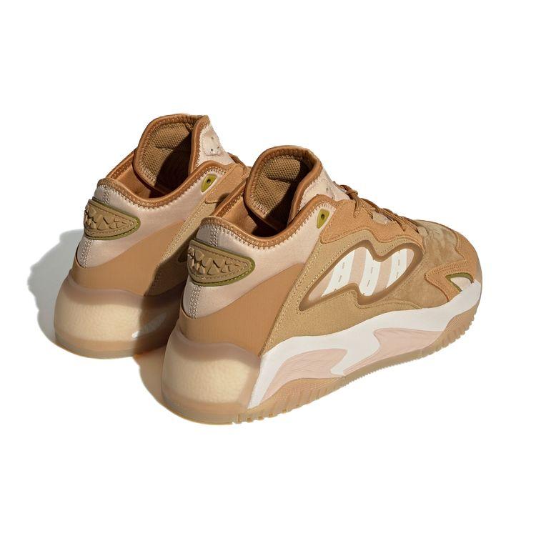 Adidas Originals Streetball 2 Ткань Кожа Спорт Тренд Нескользящие Износостойкие Баланс Средний Верх Повседневная Обувь Унисекс Повседневная Обувь Желто-Коричневый ID4768