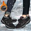 Couple's Plus Velvet Warm Outdoor High Top Cotton Shoes Snow Boots Hiking Shoes Casual Shoes