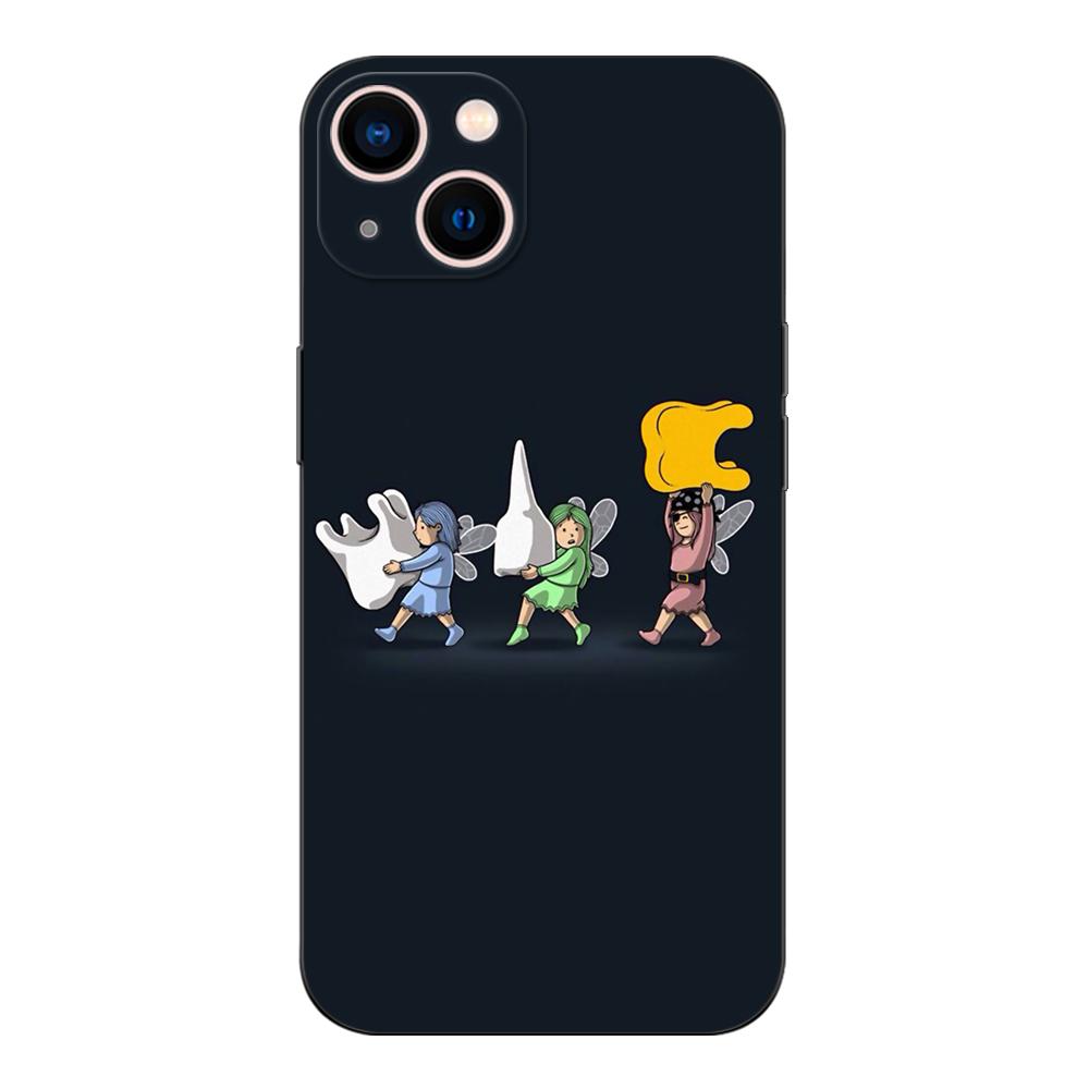 Черный чехол из ТПУ для Samsung Galaxy M53 M13 M62 A12 A22 A22S A32 A42 A52 A52S A72 4g 5g A20S с рисунком зубов стоматолога