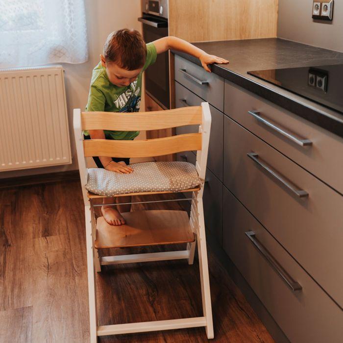 Chaise haute enfant SANDY naturel