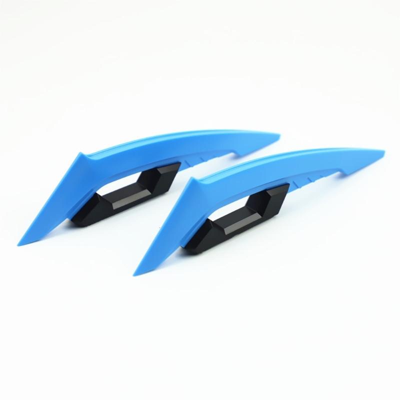 Аэродинамический спойлер для мотоцикла, 1 пара, универсальная самоклеящаяся наклейка, аксессуары для модификации мотоцикла