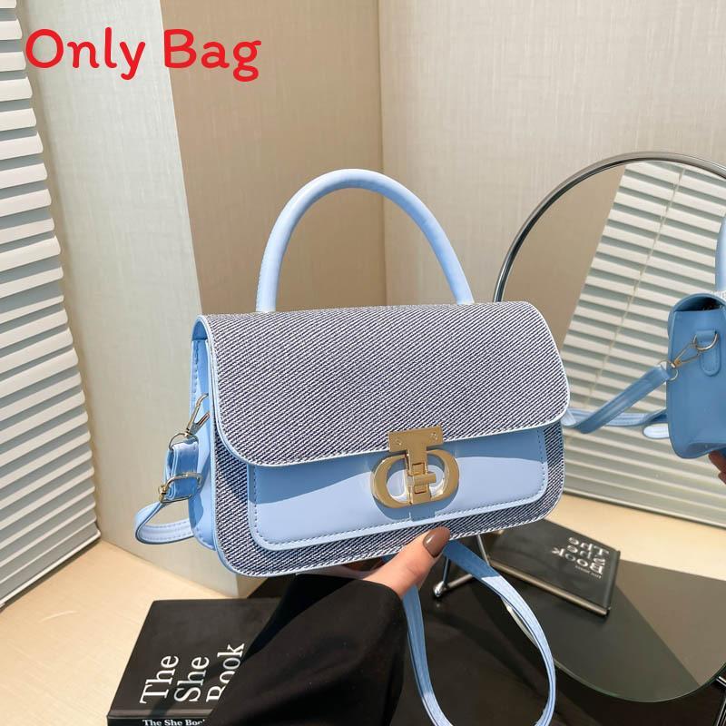Модная портативная маленькая квадратная сумка из ПУ с деталями прострочки для повседневного использования
