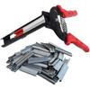 Плоскогубцы для колец типа M с зажимами M 1200 шт. Многофункциональные зажимы для клеток Набор плоскогубцев для колец для свиней для клеток животных Установка проволочных ограждений Ремонт ограждений