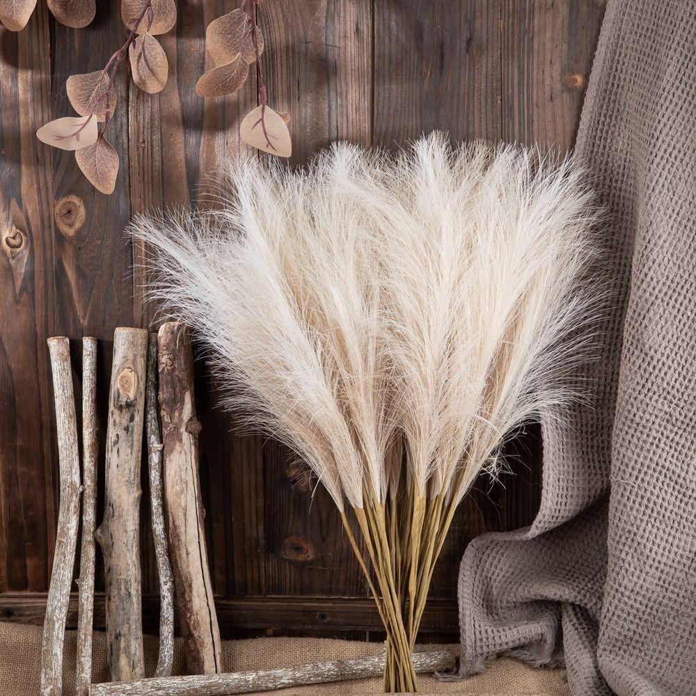 Simulation Plante Wedding Decor For Home Decoration Living Room Artificial Reed Fake Flowers Pampas Grass Artificial Flower