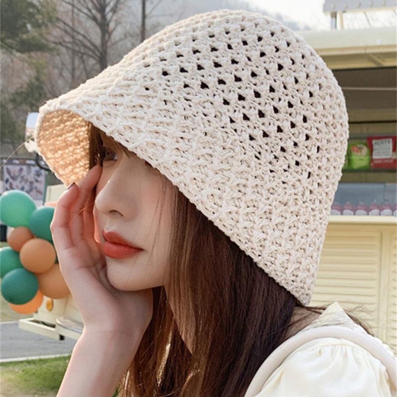 Girls Sun Hat Wide Brim Floppy Summer Hats For Women Beach Panama Hats