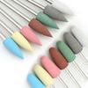 1pcs Silicone Nail Drill Milling Cutter Drill Bits Files Nail Surface Polishing for Electric Machine Nail Art Grinder