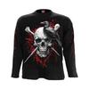 Spiral Direct Unisex Adult Death Raven Back & Sleeve Print T-Shirt