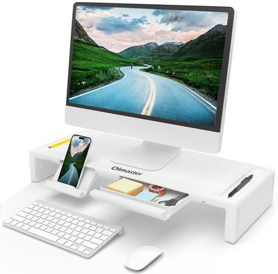 Olmaster Monitor Desktop 3 Tier Width PC Monitor Smartphone Tablet Holder Display Keyboard 8CM Load Capacity Laptop PC Original Product Stand, Stand,