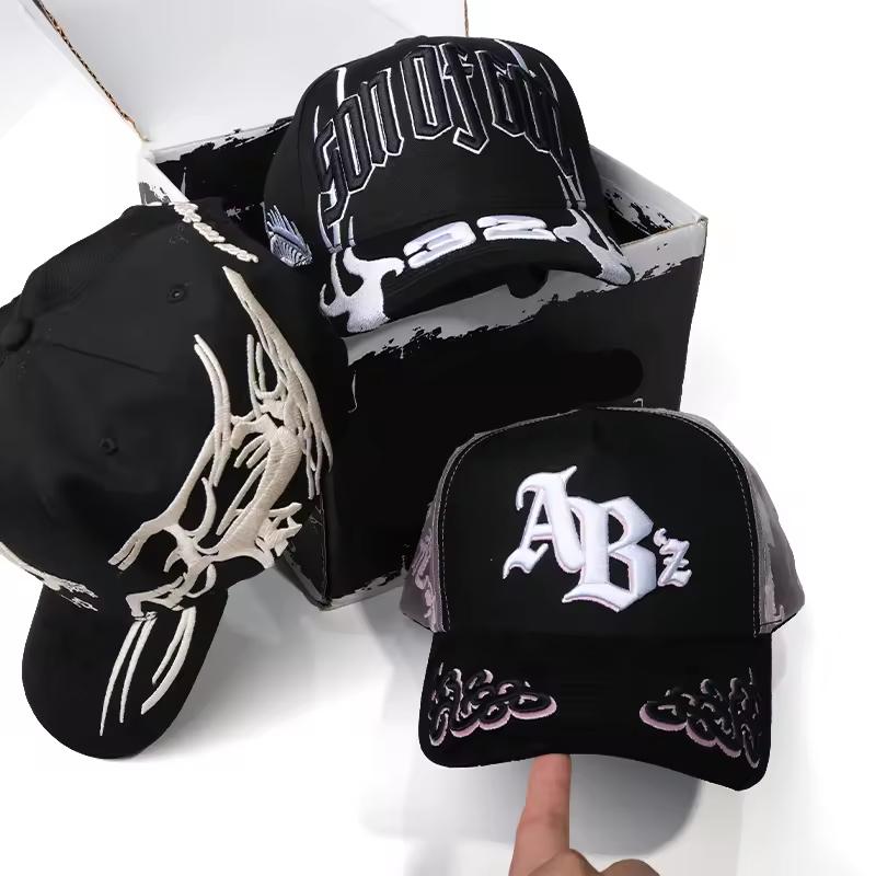 Brand New Original Hat, 5-piece Suede Baseball Cap, Sad Boys Hat, Curved Brim Hat, Gorra El Mago