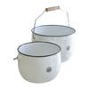COVENT GARDEN Enamel Clair Bucket Set of 2 (HC-07)