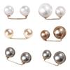 Pearl Brooch Pins For Women Safety Pins Neck Button Fashion Waist Pins For Dress Shrink Waist Circumferences